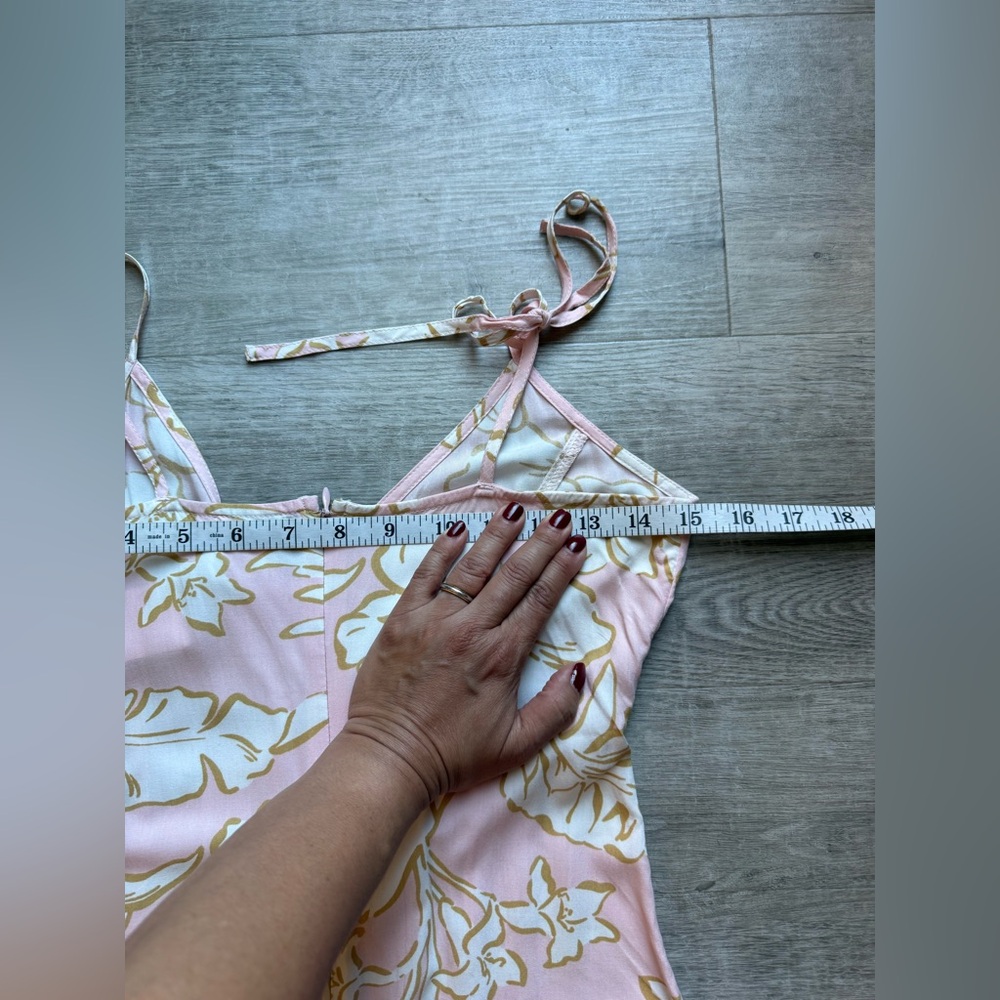 Billabong Sweet Sunshine Floral Spaghetti Strap Midi Dress Size S - Picture 10 of 11